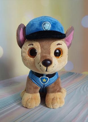 М'яка іграшка персонаж гонщик (chase) з мультфільму "щенячий патруль", вироблена компанією ty