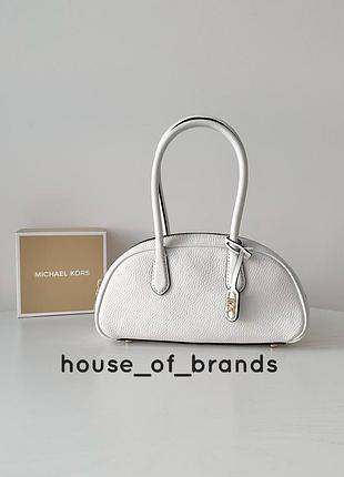 Mk lulu small satchel жіноча брендова шкіряна сумка оригінал сумочка кроссбоді майкл корс шкіра на подарунок дружині подарунок дівчині женская кожаная