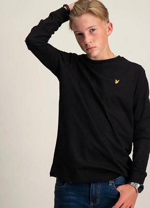 Черный реглан lyle&amp;scott на мальчика 8-9 лет
