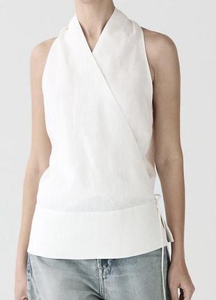 Топ massimo dutti лен