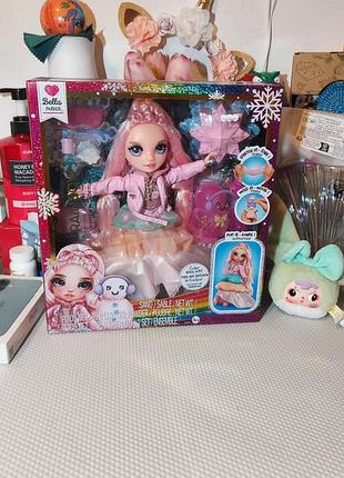 Новая оригинал кукла эта кукла rainbow high bella parker из серии winter wonderland,