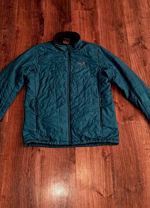 Мужская уникальная куртка микро пуховик jack wolfskin оригинал