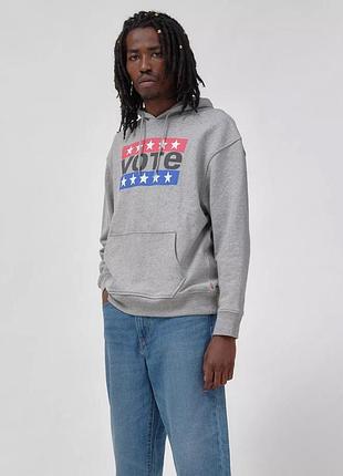 Худи levi's ® x vote relaxed pullover оригинал
