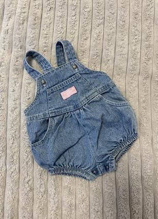 Джинсовий ромпер  oshkosh b'gosh з регульованими лямками 74 розмір
