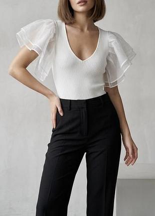 Розкішний боді в рубчик zara ♥️♥️♥️