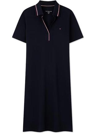 Сукня-поло tommy hilfiger синя бавовняна р m