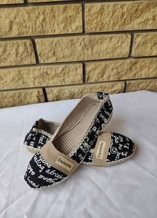 Еспадрільї,кеди, мокасини, сліпони жіночі espadrille, туреччина