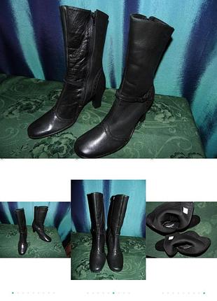 Стильные демисезонные сапоги wrangler из натуральной кожи-37/24 см