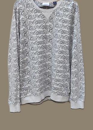 Чоловічий лонгслів scotch & soda xl 100% бавовна | щільна двонитка | оверсайз