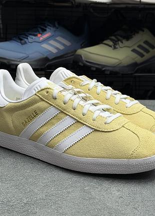 Шкіряні кеди кросівки adidas gazelle gx2203