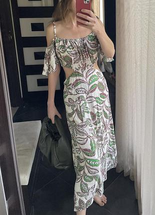 Льняна сукня від zara