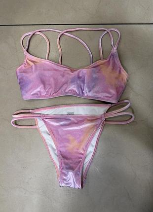 Велюровий купальник розмір xs-s victoria's secret