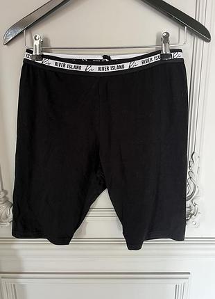 Черные велосипедки river island