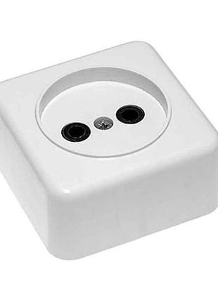 Рукоять 1 гнездо белая 10a ip20 тм эмр-2009