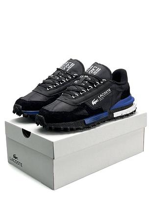 Мужские кроссовки lacoste elite active prm black navy