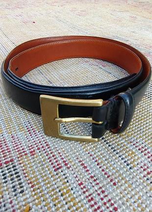 Классический кожаный ремень мужской calvin klein, 110 см.