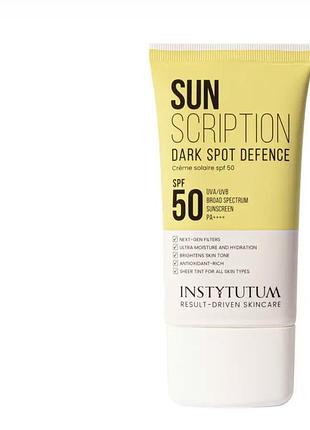 Instytutum sunscription spf 50