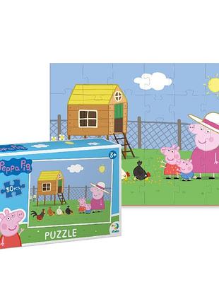 Детский пазл "peppa pig: курятник" 200301, 30 элементов 4