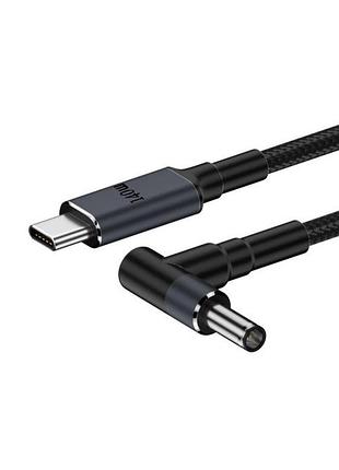 Usb type-c 140w 7a кабель питания dc 6.0×3.7*0.6 asus tuf rog для зарядки ноутбука от повербанка usb