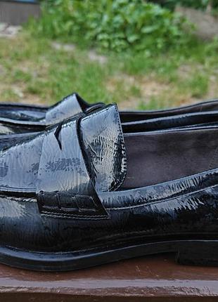 Кожаные лоферы tamaris 40 р.