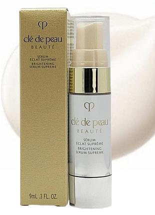 Cle de peau beaute brightening serum supreme 9ml освітлювальна сироватка для обличчя