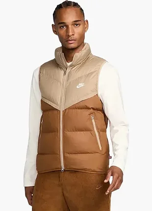 Оригинальн! жилетка мужская nike storm-fit brown fb8193-248
