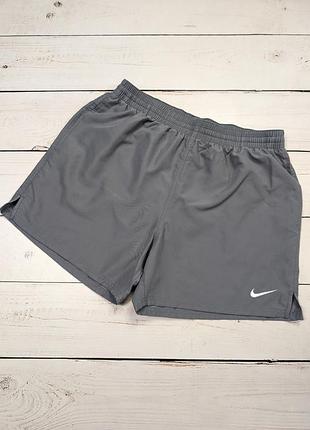 Чоловічі сірі пляжні шорти nike swim shorts оригінал купальні шорти найк