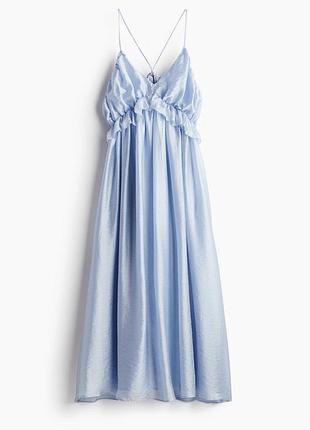 Нова міді сукня сарафан h&m новое длинное платье сарафан