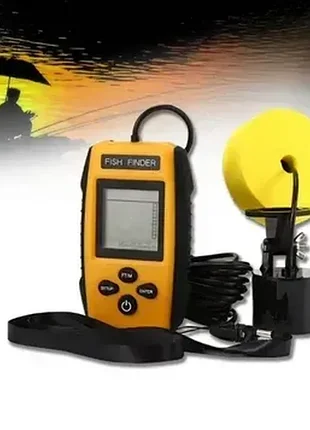 Эхол "fish finder" портативный беспроводной для поиска рыбы