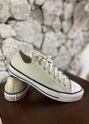 Кеди шкіряні  converse chuck taylor all star виконані з преміум шкіри!