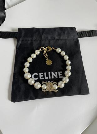 Браслет celine золото
