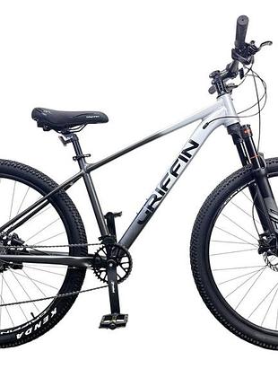 Велосипед al griffin turbo pro 27.5" рама-16" disk сріблясто-сірий (33077)