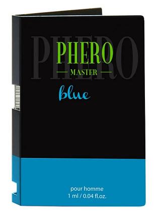 Парфуми з феромонами для чоловіків phero master blue for men, 1 ml