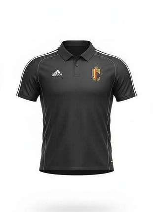 Оригинальная спортивная футболка-поло сборной бельгии от adidas