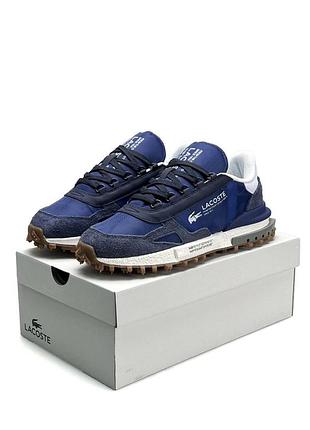 Мужские кроссовки lacoste elite active prm navy white