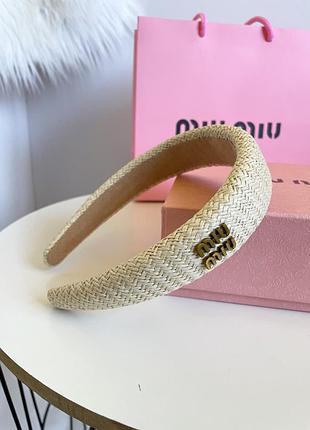 Обруч miu miu