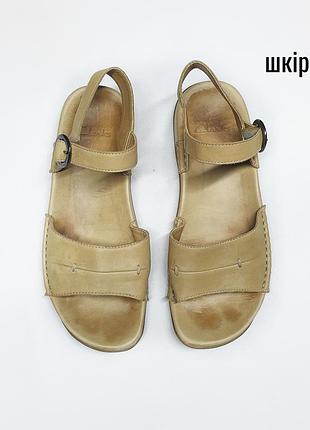 Кожаные сандалии босоножки clark's