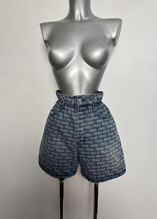 Шорти miu miu cotton
