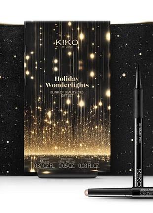 Подарунковий набір kiko holiday wonderlights blink of beauty eyes gift set