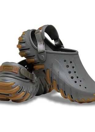 Crocs сабо echo gum ro clog grey