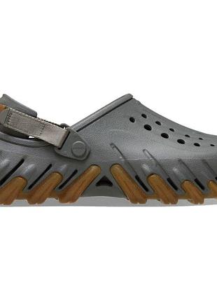 Crocs сабо echo gum ro clog grey 3