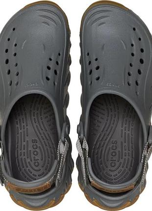 Crocs сабо echo gum ro clog grey 4
