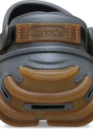 Crocs сабо echo gum ro clog grey 6