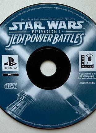 Star wars episode i jedi power battles англ - ps1 (диск), б/у