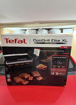 Електрогриль tefal optigrill elite xl gc760d30,, у коробц