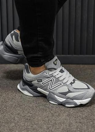 Мужские кроссовки new balance 9060 grey white / smb+ 🔗