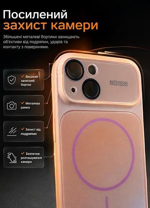 Чехол противоударный gradient glass magsafe case для iphone 17 пылезащищенный влагозащищенный розовый 9