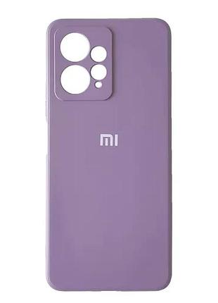 Чохол silicone case full for xiaomi redmi note 12 4g lilac