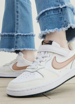 Детские кроссовки nike court borough low 2 (31р.19-5-20см)