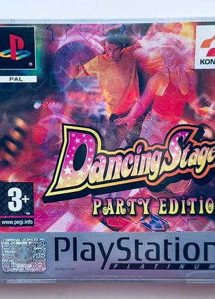 Dancing stage party edition platinum, б/у, английская версия - диск для playstation 1